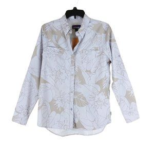 Patagonia Sol Patrol Long sleeves Shirt Valley flora Tailored Grey size Small